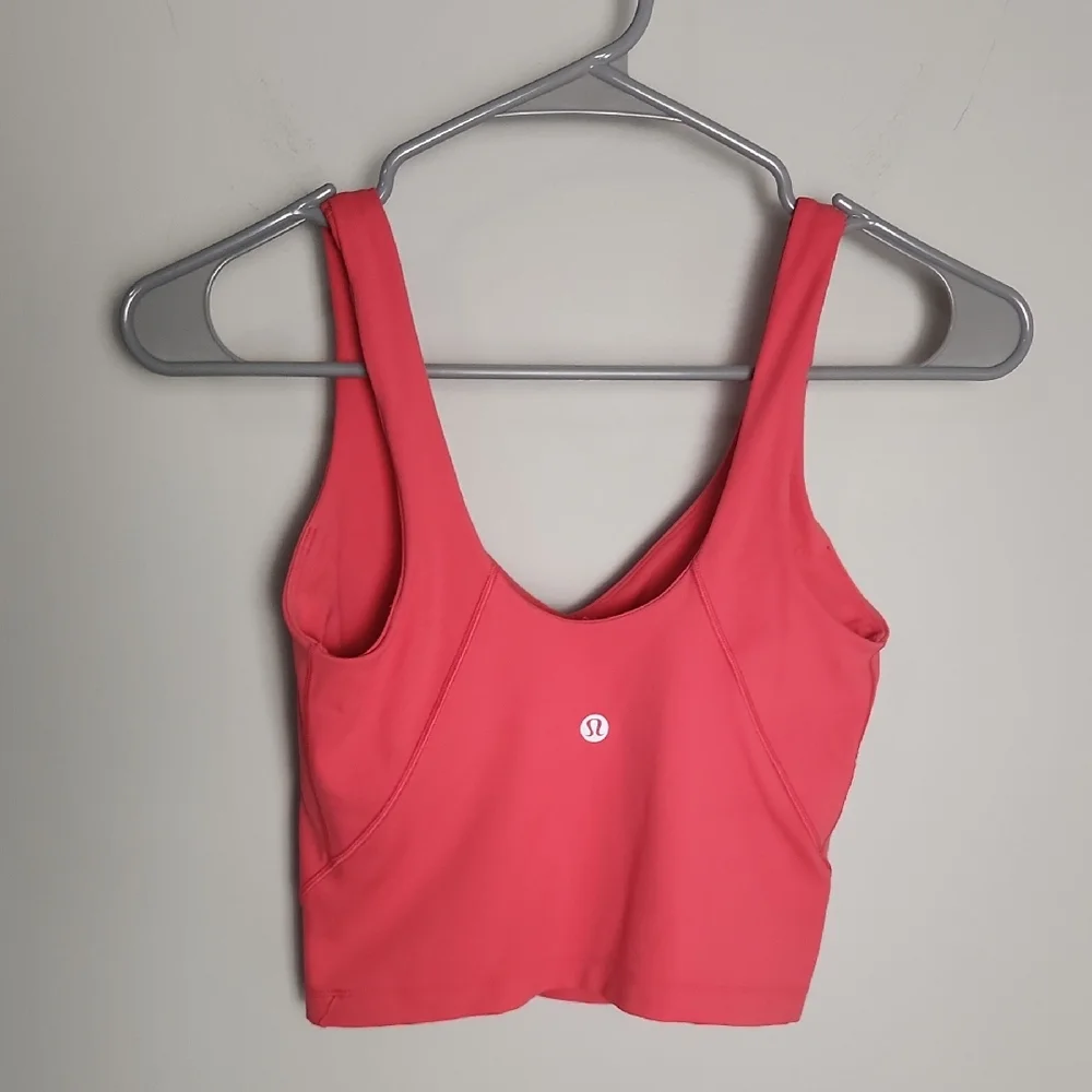 Lululemon Align Tank Top Lip Gloss Pink Size 2 Excellent Condition - Picture 6 of 8